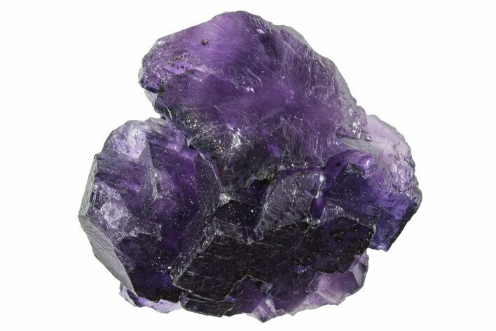 Grape-Jelly Purple Cubic Fluorite - Cave-In-Rock, Illinois #240788